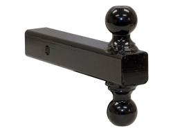 Buyers - Buyers Double-Ball Hitch Solid Shank w/Black Balls 1802215 - Image 1