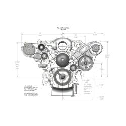 Holley - Holley Performance 20-137 Accessory Drive Bracket Belt Kit for GM LS/LT V8 - Image 3