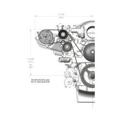 Holley - Holley Performance 20-142 Accessory Drive Bracket Belt Kit for GM LS V8 - Image 3