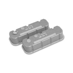 Holley Performance 241-150 M/T Retro Aluminum Valve Covers for 63-89 Chevy/GMC