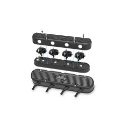 Holley - Holley 241-172 Blk Vintage Series Valve Cover for 97-17 Buick/Cadillac/Chevy/GMC - Image 4