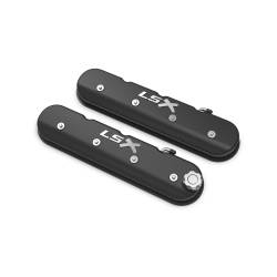 Holley 241-407 Black Engine Valve Cover for 97-17 Buick/Cadillac/Chevy/GMC
