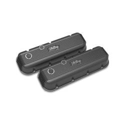 Holley Performance 241-302 Blk Vintage Series Valve Covers for 63-89 Chevy/GMC