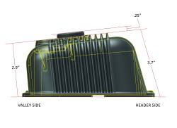 Holley - Holley Performance 241-302 Blk Vintage Series Valve Covers for 63-89 Chevy/GMC - Image 3