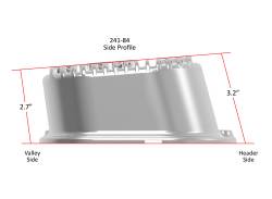 Holley Perf 241-84 M/T Retro Alu. Valve Covers Polished for 63-89 Chevy/GMC