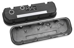 Holley - Holley Performance 241-85 Black M/T Retro Alu. Valve Covers for 63-89 Chevy/GMC - Image 2