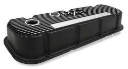 Holley - Holley Performance 241-85 Black M/T Retro Alu. Valve Covers for 63-89 Chevy/GMC - Image 3