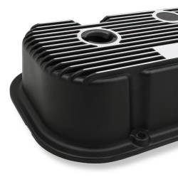 Holley - Holley Performance 241-85 Black M/T Retro Alu. Valve Covers for 63-89 Chevy/GMC - Image 4
