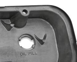 Holley - Holley Performance 241-85 Black M/T Retro Alu. Valve Covers for 63-89 Chevy/GMC - Image 6