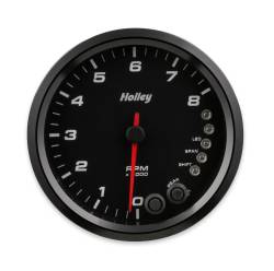Holley - Holley 26-616 EFI Can Tachometer Black 3-3/8" 0-8K RPM Programmable - Image 1