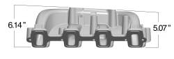 Holley Performance 300-130 LS Dual Plane Intake for GM LS1/LS2/LS6 Gen III/IV