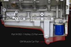 Holley - Holley Performance 302-1 Retro-Fit Engine Oil Pan for Chevy/GMC/Jeep/Pontiac - Image 1