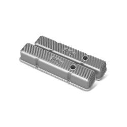 Holley Perf 241-240 Engine Valve Covers Natural for Chevy Small Block