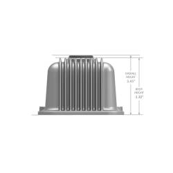 Holley - Holley Perf 241-240 Engine Valve Covers Natural for Chevy Small Block - Image 2