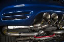 Hooker BlackHeart - Hooker BlackHeart 70401343-RHKR Axle Back Exhaust System for 97-04 Corvette C5 - Image 6