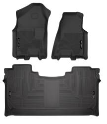 Husky Liner Weatherbeater Front/Rear Floor Liners Black for Dodge RAM 94001