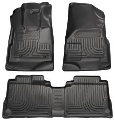 Husky Liner 98141 Weatherbeater Front/Rear Floor Liners Black for Cadillac SRX