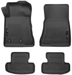 Husky Liners - Husky Liner Weatherbeater Front/Rear Floor Liners Black Ford Mustang 99371 - Image 1
