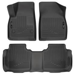 Husky Liners - Husky Liner Weatherbeater Front/Rear Floor Liners Black Traverse/Acadia 99141 - Image 1