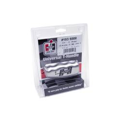 Hurst - Hurst 1535000 Universal T-Handle 4-Speed Shift Knob Brushed Aluminum 3/18-16 - Image 4