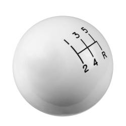 Hurst - Hurst 1630014 White 5-Speed Pattern Shift Knob 12mm x 1.75 for 99-04 Mustang 4.6 - Image 2