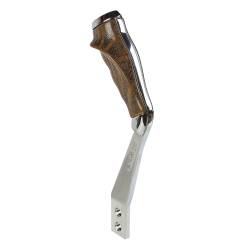 Hurst 5388575 PistolGrip Manual Shifter Handle Wood/Chrome for 70-74 Dodge/Ply