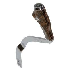 Hurst 5388585 PistolGrip Manual Shifter Handle Wood/Chrome for 68-70 Dodge/Ply