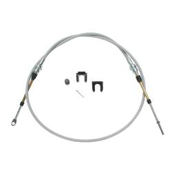 Hurst - Hurst 5000025 Automatic Transmission Replacement Shifter Cable 5' Length Grey - Image 1