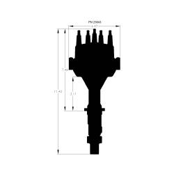 MSD - MSD Ignition 23843 Pro-Billet EFI Dual Sync Distributor Black for Pontiac V8 - Image 6