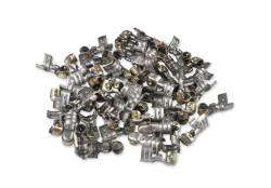 MSD - MSD Ignition 34614 90-DEG Dual Crimp Spark Plug Wire Terminals Steel 50 Each - Image 1