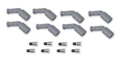MSD - MSD Ignition 33048 45-DEG Spark Plug Boot & Terminal Kit 8Pc - Image 1