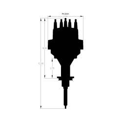 MSD Ignition 8391 Ready-To-Run Distributor for Early Hemi Chrysler 331
