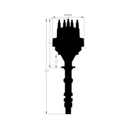 MSD Ignition 83931 Ready-To-Run Distributor for Chevy 409/509