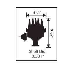 MSD Ignition 8383 Ready-To-Run Distributor for Ford Y-Block