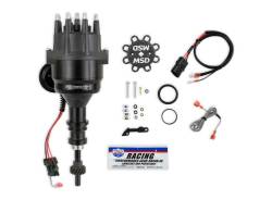 MSD Ignition 835231 Ready-To-Run Distributor Steel Gear Black for Ford 289/302