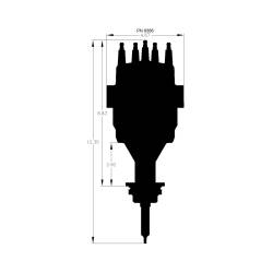 MSD Ignition 8386 Ready-To-Run Distributor for Chrysler 383-400