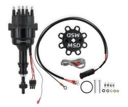 MSD Ignition 835071 Marine Distributor Steel Gear Black for Ford 351C-460