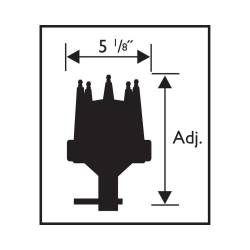 MSD Ignition 8573 Ready-To-Run Distributor for 49-53 Ford 239