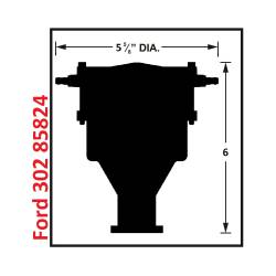 MSD Ignition 85824 Crab Cap Distributor for Ford 289 302