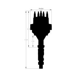 MSD Ignition 8524 Ready-To-Run Distributor for Buick Nailhead V8