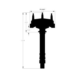 MSD Ignition 84697 Crank Trigger Distributor for Chevy V8