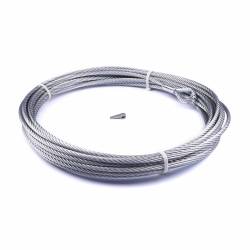 Warn - Warn 89213 80'x3/8" Replacement Wire Steel Rope Cable - Image 1