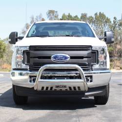 Westin - Westin 31-5370 3" E-Series Stainless Bull Bar for 11-15 Ford Super Duty Trucks - Image 2