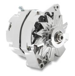 Mr Gasket 5123 Alternator 80 Amp. Chrome Plated Single Groove Pulley for GM