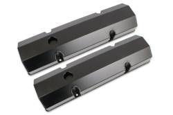 Mr Gasket 6818BG Black Finish-Alu. Valve Covers for 58-86 Chevy 262/400 Gen-I SB