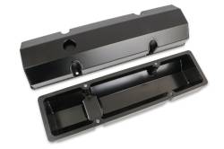 Mr Gasket - Mr Gasket 6818BG Black Finish-Alu. Valve Covers for 58-86 Chevy 262/400 Gen-I SB - Image 2