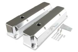 Mr Gasket 6864G Silver Fabricated Alum Valve Covers for 65-78 Chrysler/Dodge/PLY