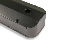 Mr Gasket - Mr Gasket 6831BG Black Fabricated Alu. Valve Covers for 65-74 Chevy 396-454 BB - Image 3