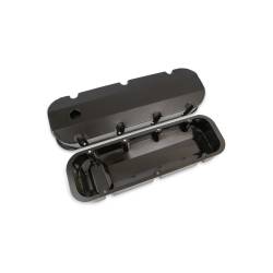 Mr Gasket - Mr Gasket 6832BG Black Fabricated Alu. Valve Covers for 65-00 Chevy 396-454 BB - Image 4