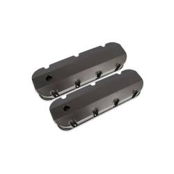 Mr Gasket - Mr Gasket 6832BG Black Fabricated Alu. Valve Covers for 65-00 Chevy 396-454 BB - Image 3
